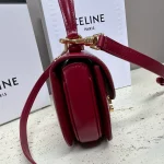 高仿CELINE-賽琳 迷你TRIOMPHE金屬扣手袋 - 時尚手提斜挎包-10L063：圖片 4