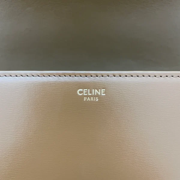 高仿CELINE-賽琳 Triomphe 牛皮革斜挎包 - 優雅多功能設計-188423：圖片 9