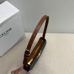 高仿CELINE-賽琳 牛皮革包邊羊皮襯裏時尚肩背包-115702：圖片 9