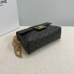 高仿CELINE-賽琳 Triomphe 牛皮革斜挎包-115852：圖片 5