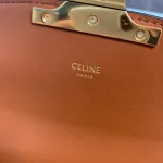 高仿CELINE-賽琳 金色TRIOMPHE金屬鎖扣斜挎包 - 多功能時尚肩背包-188882：圖片 8