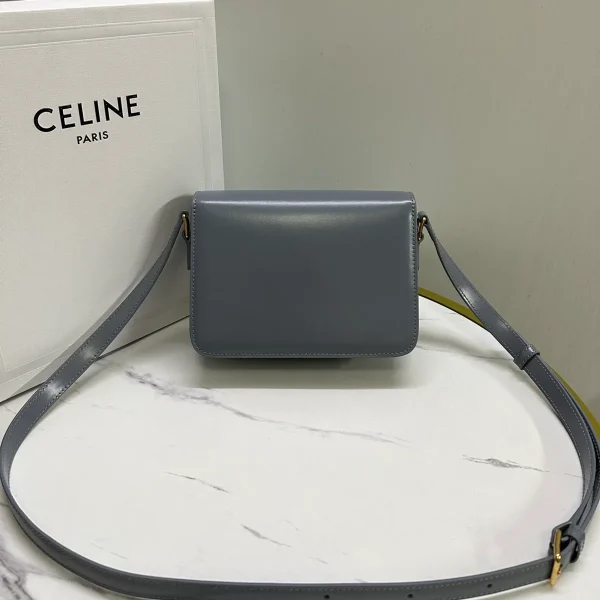 高仿CELINE-賽琳 TRIOMPHE 牛皮革斜挎包 - 多功能時尚隨身包-188423：圖片 3
