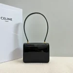 高仿CELINE-賽琳 經典TRIOMPHE鎖扣牛皮手提肩背包-118053：圖片 4