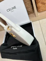 高仿CELINE-賽琳 金色飾面牛皮革肩背包-115703：圖片 4