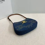 高仿CELINE-賽琳 牛皮革包邊羊皮襯裏時尚肩背包-115702：圖片 7