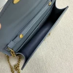 高仿CELINE-賽琳 迷你牛皮TRIOMPHE金屬扣手袋 - 多背法時尚斜挎包-10L033：圖片 10