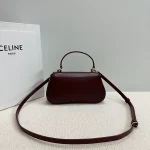 高仿CELINE-賽琳 TRIOMPHE牛皮革多功能手提斜挎包-119533：圖片 3