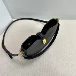 高仿CELINE-賽琳 復古牛皮旋轉鎖扣手提斜挎包-120693：圖片 8