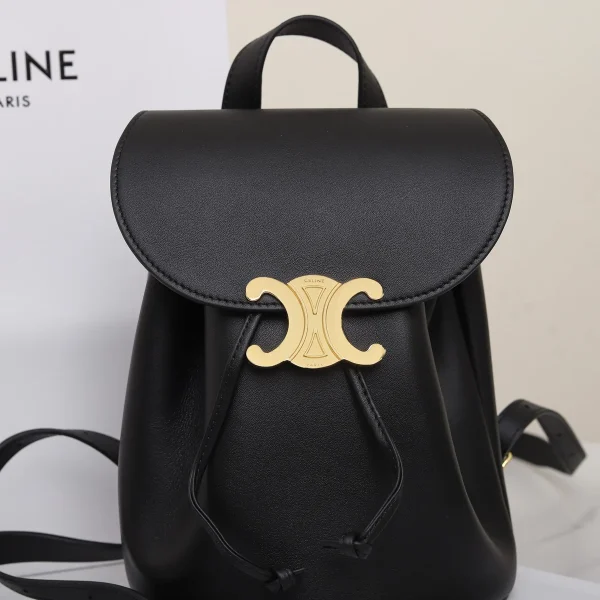 高仿CELINE-賽琳 TRIOMPHE磁扣牛皮革多功能手提包- 11870：圖片 6