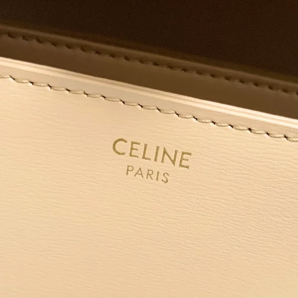 高仿CELINE-賽琳 經典TRIOMPHE牛皮革斜挎包-187363：圖片 7