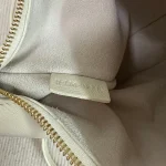 高仿CELINE-賽琳 金色牛皮革多功能手提斜挎包-120723：圖片 10