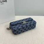 高仿CELINE-賽琳 TRIOMPHE金屬鎖扣肩背包-115202：圖片 5