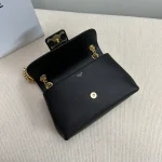 高仿CELINE-賽琳 TRIOMPHE牛皮斜挎包 - 雙主隔層設計 羊皮革襯裏-116593：圖片 9