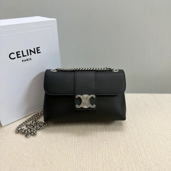 高仿CELINE-賽琳 經典牛皮革TRIOMPHE斜挎包-116593：圖片 2