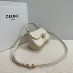 高仿CELINE-賽琳 Triomphe 牛皮革手提斜挎包-119533：圖片 4
