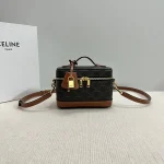 高仿CELINE-賽琳 TRIOMPHE CANVAS 標誌印花手提包-119462：圖片 2