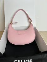 高仿CELINE-賽琳 經典金色飾面牛皮革手提肩背包-114493：圖片 3