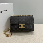 高仿CELINE-賽琳 Triomphe 牛皮革斜挎包-115852：圖片 2