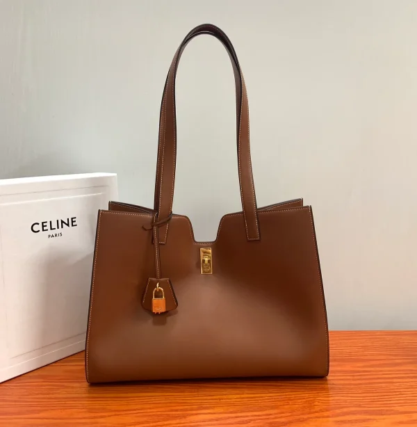高仿CELINE-賽琳 經典牛皮革肩背包 - 優雅設計與實用功能結合-112583：圖片 2