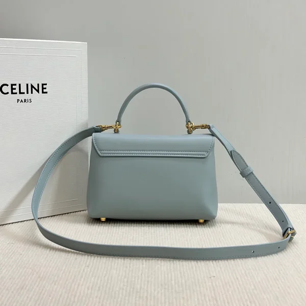 高仿CELINE-賽琳 經典TRIOMPHE金屬鎖扣多功能手提斜挎包-118113：圖片 3