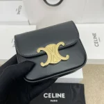 高仿CELINE-賽琳 迷你牛皮TRIOMPHE金屬扣斜挎手袋-10L843：圖片 2