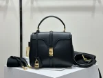高仿CELINE-賽琳 16 小號刺繡手袋 - 皮革手柄配可拆卸肩帶-188003：圖片 2