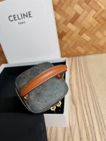 高仿CELINE-賽琳 聖羅蘭 TRIOMPHE CANVAS 迷你手袋-10J762：圖片 6