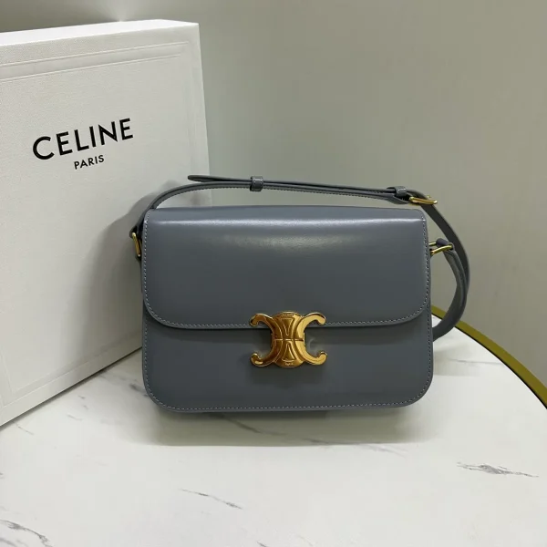 高仿CELINE-賽琳 經典牛皮革斜挎-187363：圖片 2