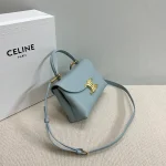 高仿CELINE-賽琳 經典TRIOMPHE金屬鎖扣多功能手提斜挎包-118113：圖片 4