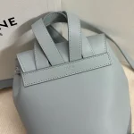 高仿CELINE-賽琳 TRIOMPHE磁扣抽繩皮革包 - 多背法時尚手袋-118703：圖片 8