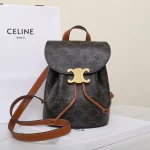 高仿CELINE-賽琳 Saint Laurent TRIOMPHE CANVAS 多功能印花背包-118702：圖片 2