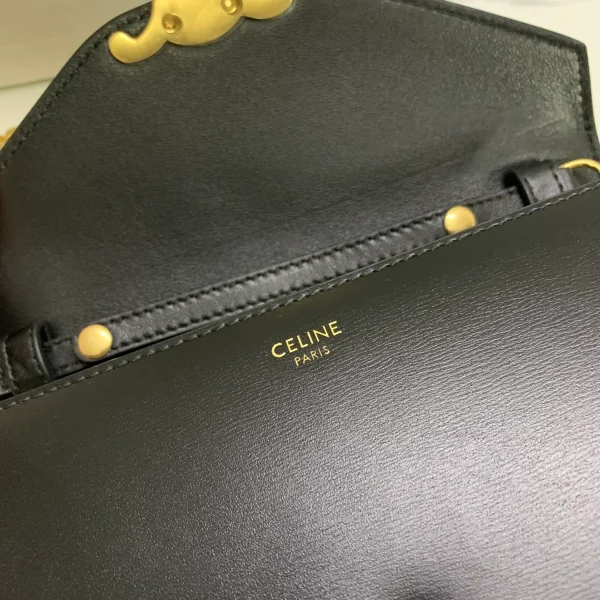 高仿CELINE-賽琳 經典牛皮迷你斜挎手袋 - 可容納大屏手機-10L033：圖片 8