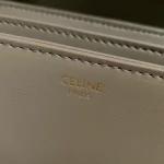 高仿CELINE-賽琳 經典TRIOMPHE鎖扣牛皮斜挎包-187363：圖片 9