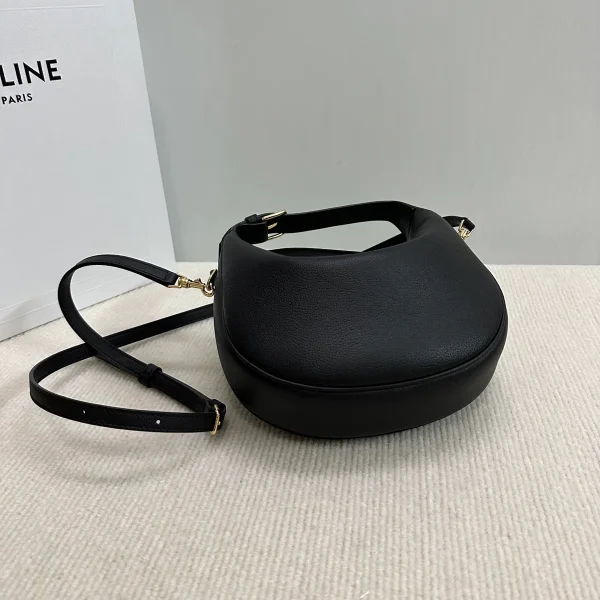 高仿CELINE-賽琳 金色牛皮多功能手提斜挎包 - 大容量智能手機收納-120723：圖片 4