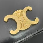 高仿CELINE-賽琳 迷你TRIOMPHE鎖扣牛皮手袋 - 多功能時尚隨身包-10L973：圖片 7
