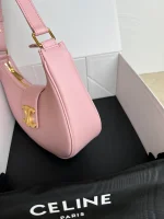 高仿CELINE-賽琳 經典金色飾面牛皮革手提肩背包-114493：圖片 4