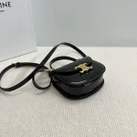 高仿CELINE-賽琳 經典迷你手袋 - 牛皮革優雅設計，多功能攜帶方式-10L063：圖片 5