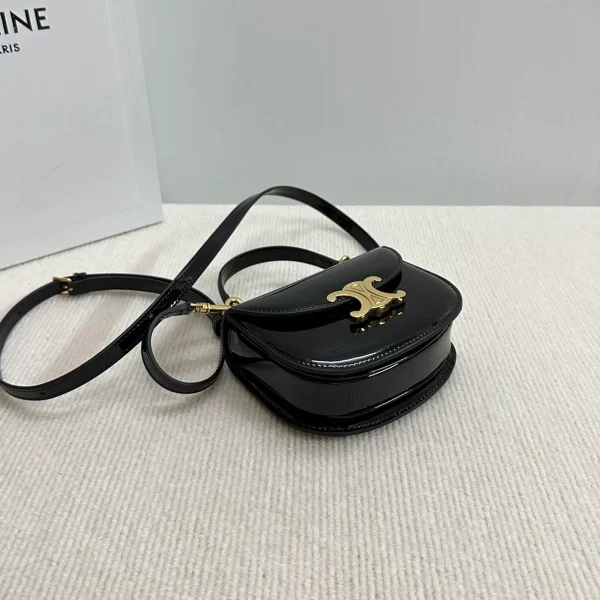 高仿CELINE-賽琳 經典迷你手袋 - 牛皮革優雅設計，多功能攜帶方式-10L063：圖片 5