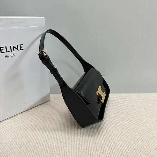 高仿CELINE-賽琳 經典TRIOMPHE牛皮革手提肩背包-118313：圖片 4