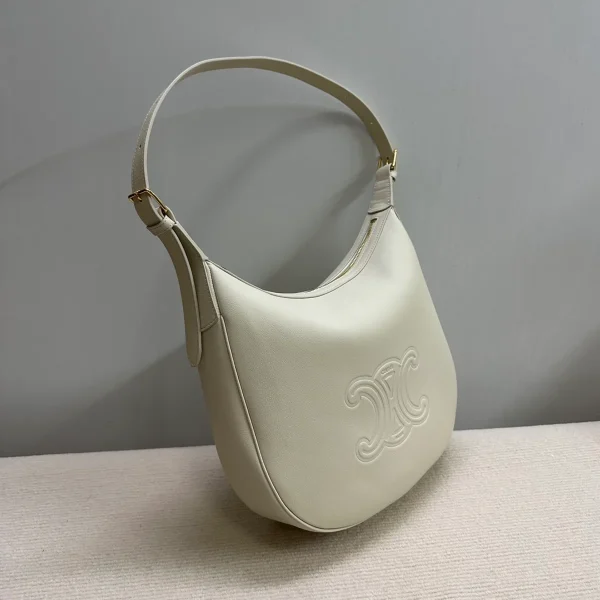 高仿CELINE-賽琳 金色飾面牛皮革肩背包-114713：圖片 3