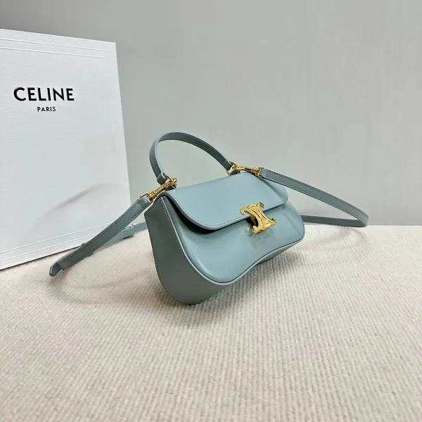 高仿CELINE-賽琳 經典TRIOMPHE按扣女士手提斜挎包-119533：圖片 5
