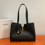 高仿CELINE-賽琳 經典牛皮旋轉鎖扣肩背包-112583：圖片 2