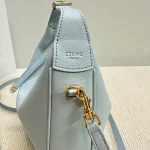 高仿CELINE-賽琳 金色牛皮多功能手提斜挎包 - 大容量智能手機收納-120723：圖片 8