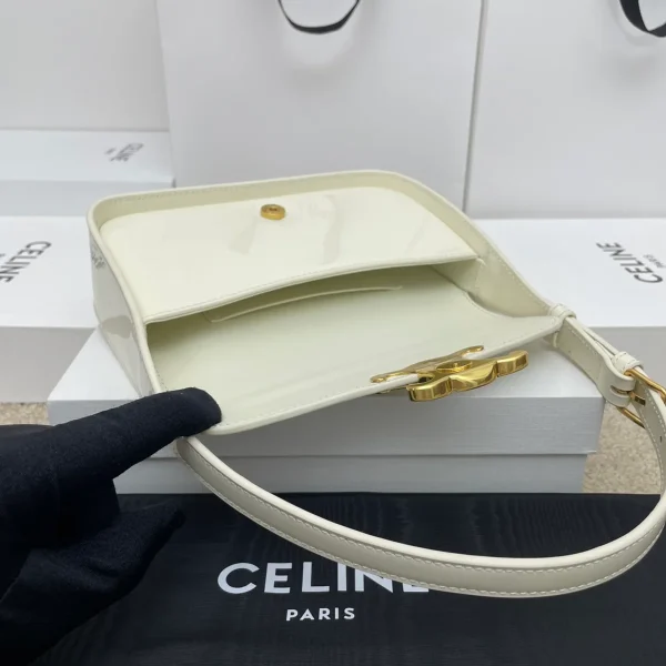 高仿CELINE-賽琳 經典TRIOMPHE牛皮革手提肩背包-118313：圖片 10