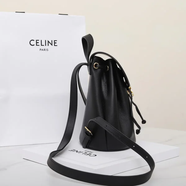 高仿CELINE-賽琳 TRIOMPHE磁扣牛皮革多功能手提包- 11870：圖片 4