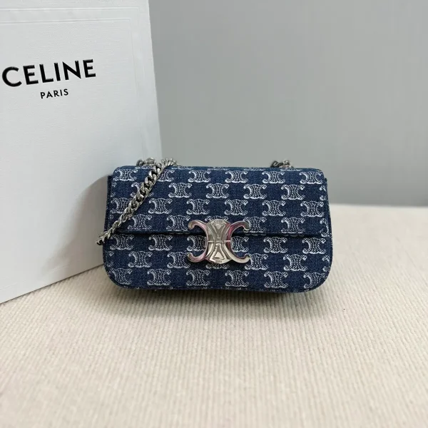 高仿CELINE-賽琳 TRIOMPHE金屬鎖扣肩背包-115202：圖片 2