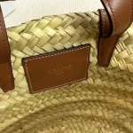 高仿CELINE-賽琳 手工棕櫚葉牛皮革時尚手提包-113832：圖片 8