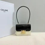 高仿CELINE-賽琳 Triomphe 牛皮革手提肩背包-118053：圖片 2