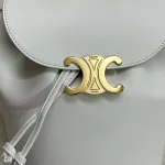 高仿CELINE-賽琳 TRIOMPHE磁扣多功能皮革包-118703：圖片 9