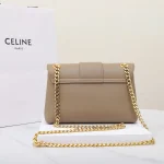 高仿CELINE-賽琳 TRIOMPHE 牛皮革斜挎-116593：圖片 5